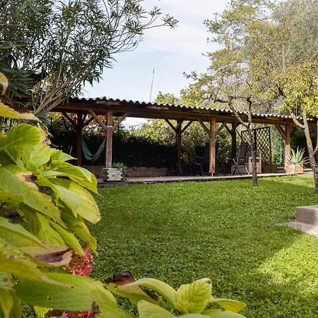 Can Camps Besalu Casa Planta Baja Con Jardin Exterior photo